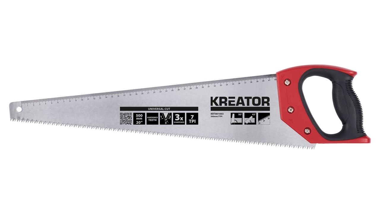 Kreator 500mm Hand Saw - 7Tpi