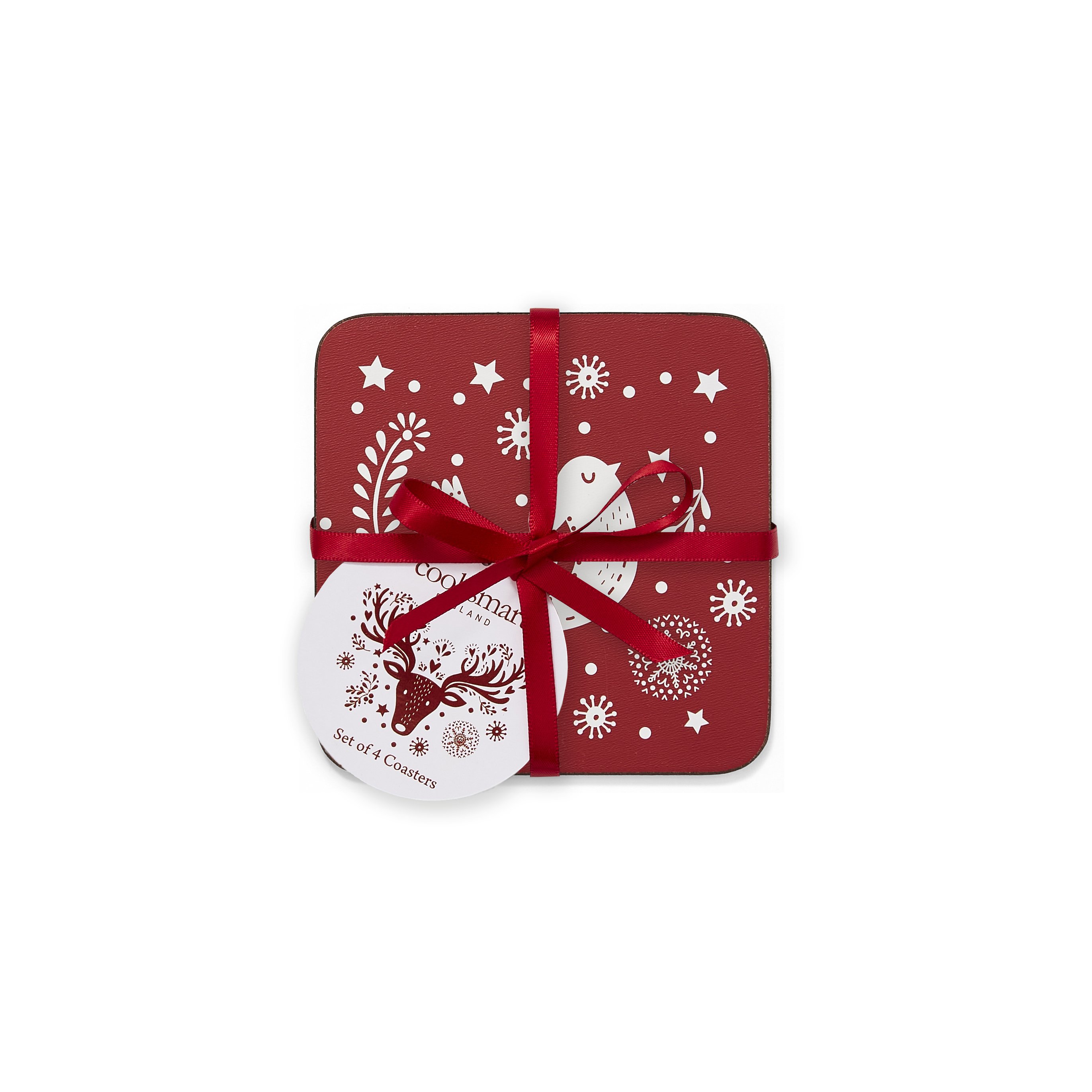 Cooksmart A Nordic Christmas Set 4 Coasters