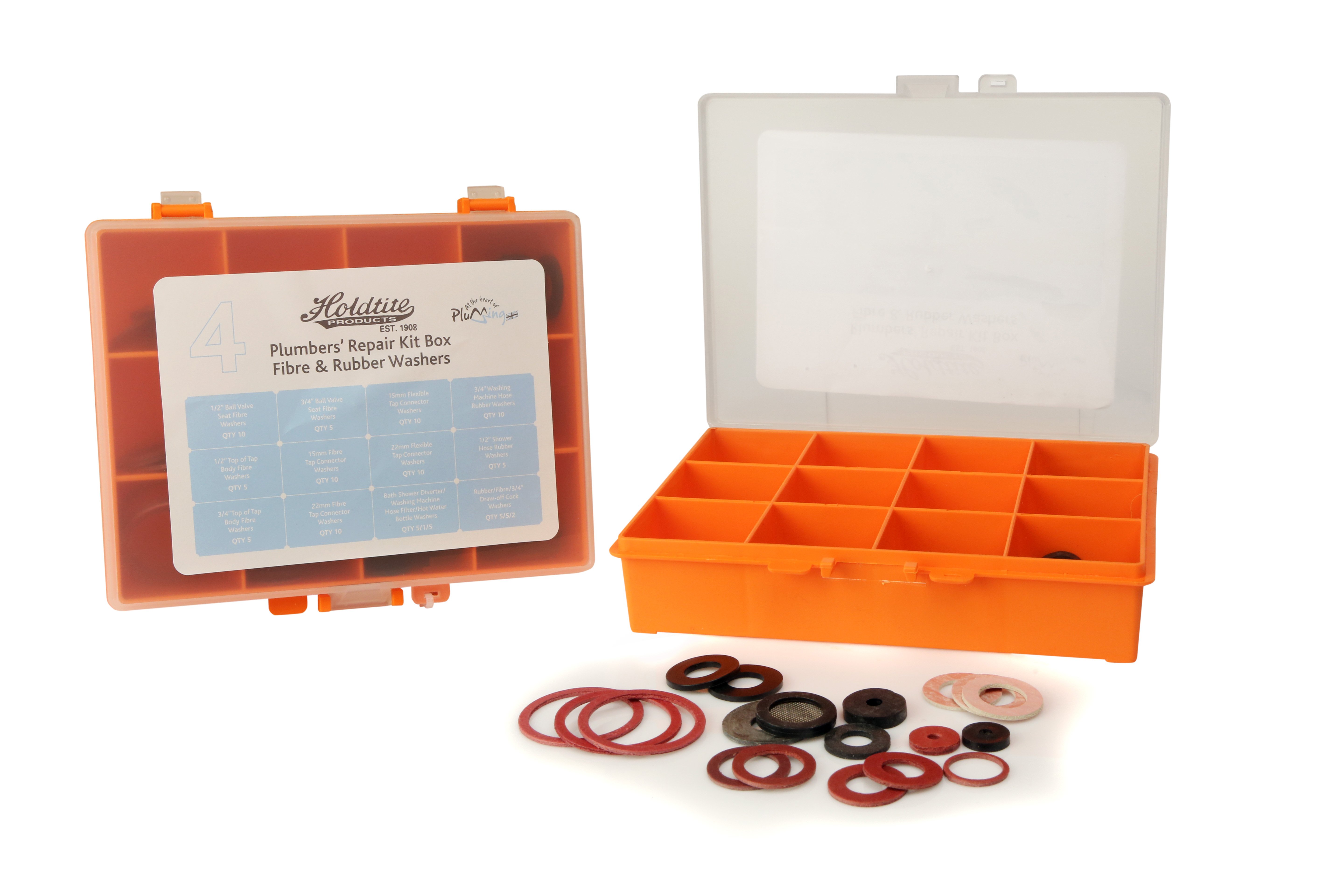Plumbers's Fibre/Rubber Washers Box