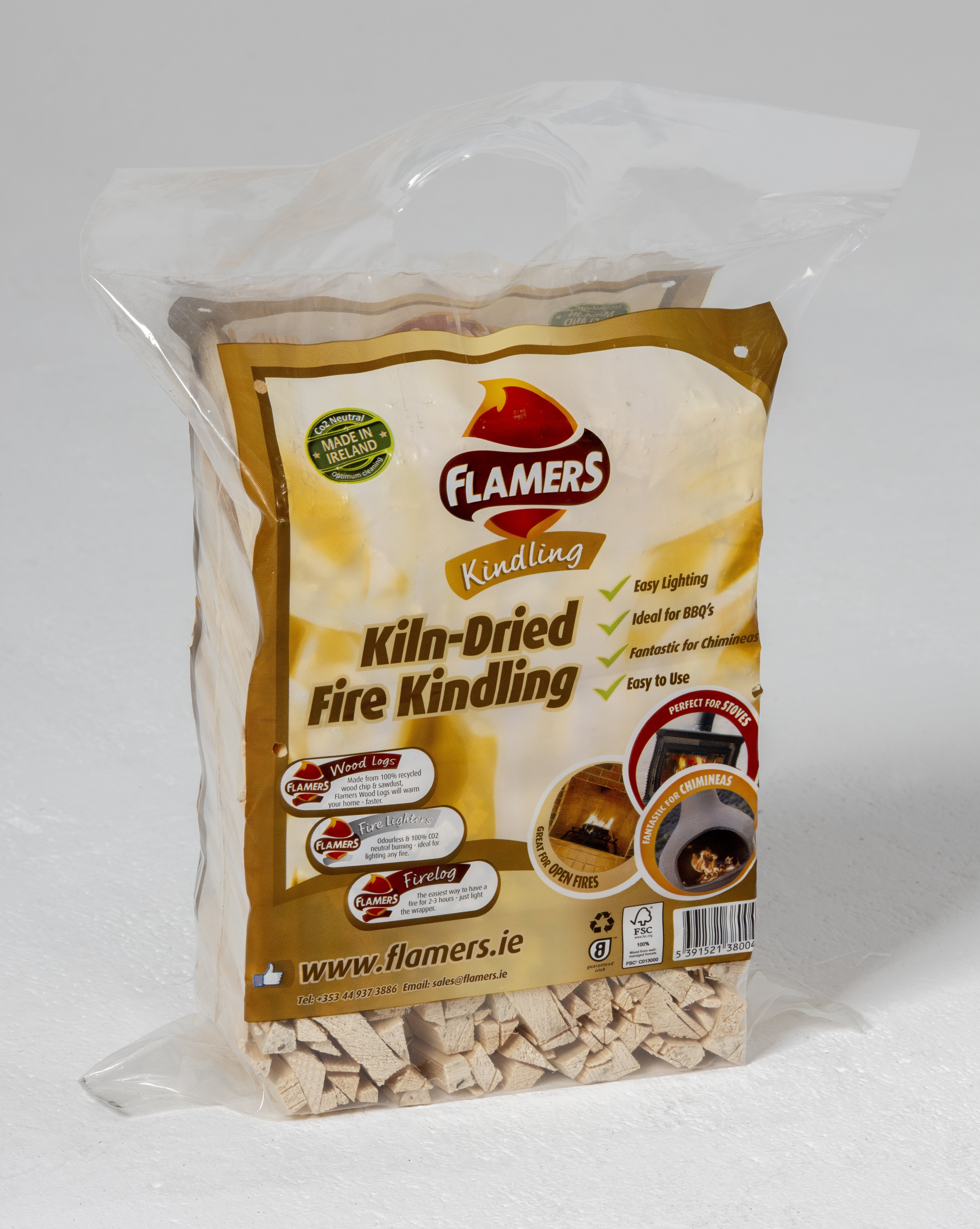 Flamers Kiln-Dried Fire Kindling (Pallet 200)