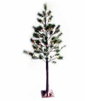 1.5M LED Frozen Pine Tree