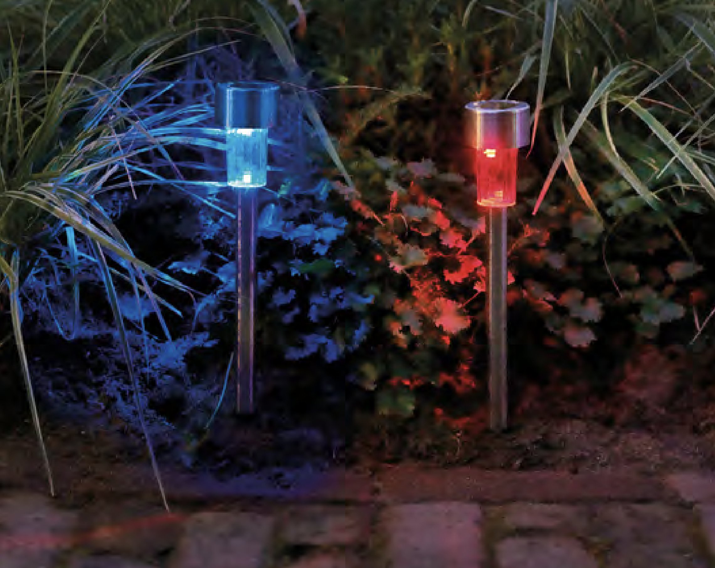 Solar Stake Lights Colour Change