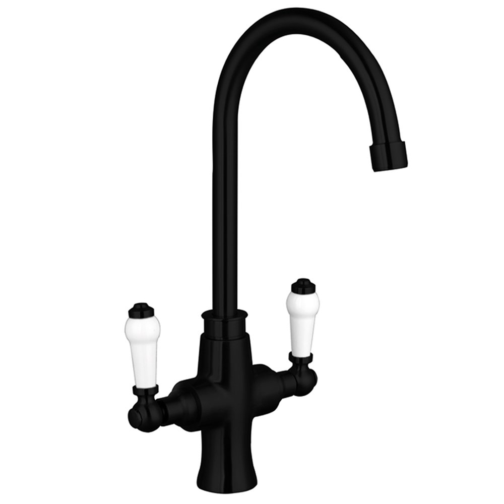 Trisen Rura Two Handle Sink Mixer Black