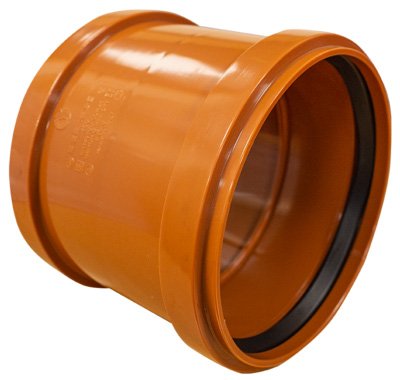 Sewer Coupler C/Stop 6" D/S 063165E