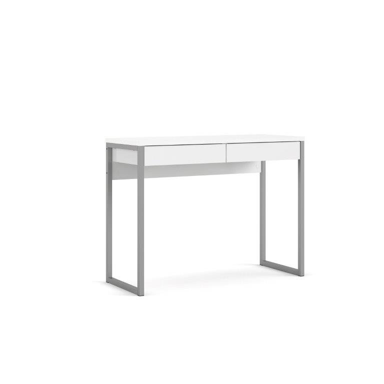 Function Plus Desk High Gloss White