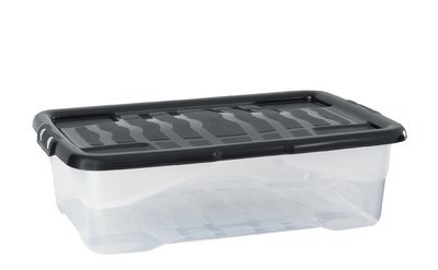 Curve Underbed Storage Box With Lid 42L