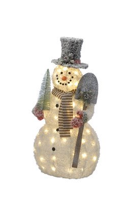 90cm LED Snowman with Shovel
