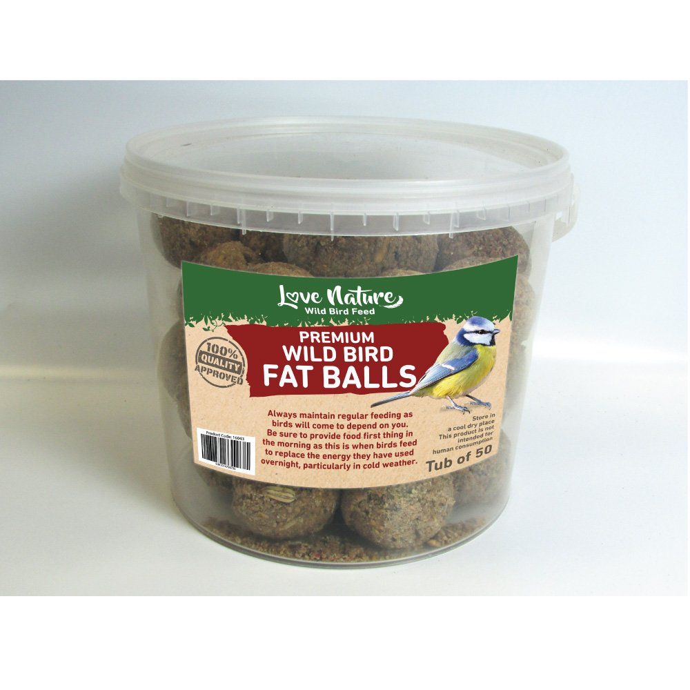 Love Nature Fat Balls Bucket X 50