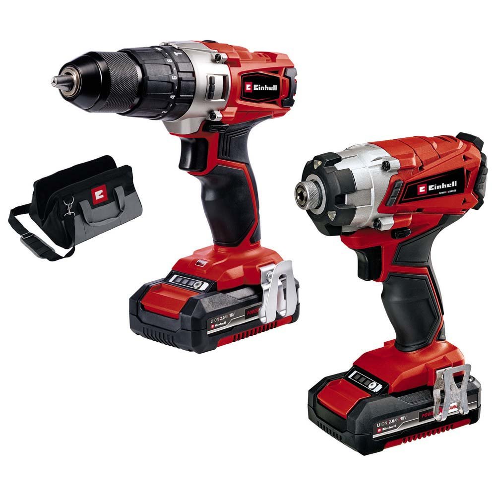 Einhell Power X-Change 18V Cordless Combi Drill & Impact Driver 