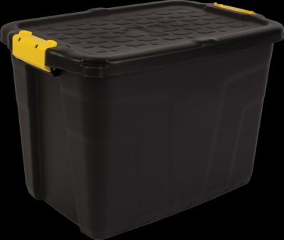 Heavy Duty Storage Box With Lid 60L