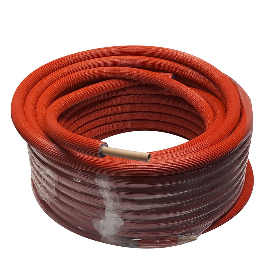Q-PEX EasyLay 50m x 1 Insulated Coil Red