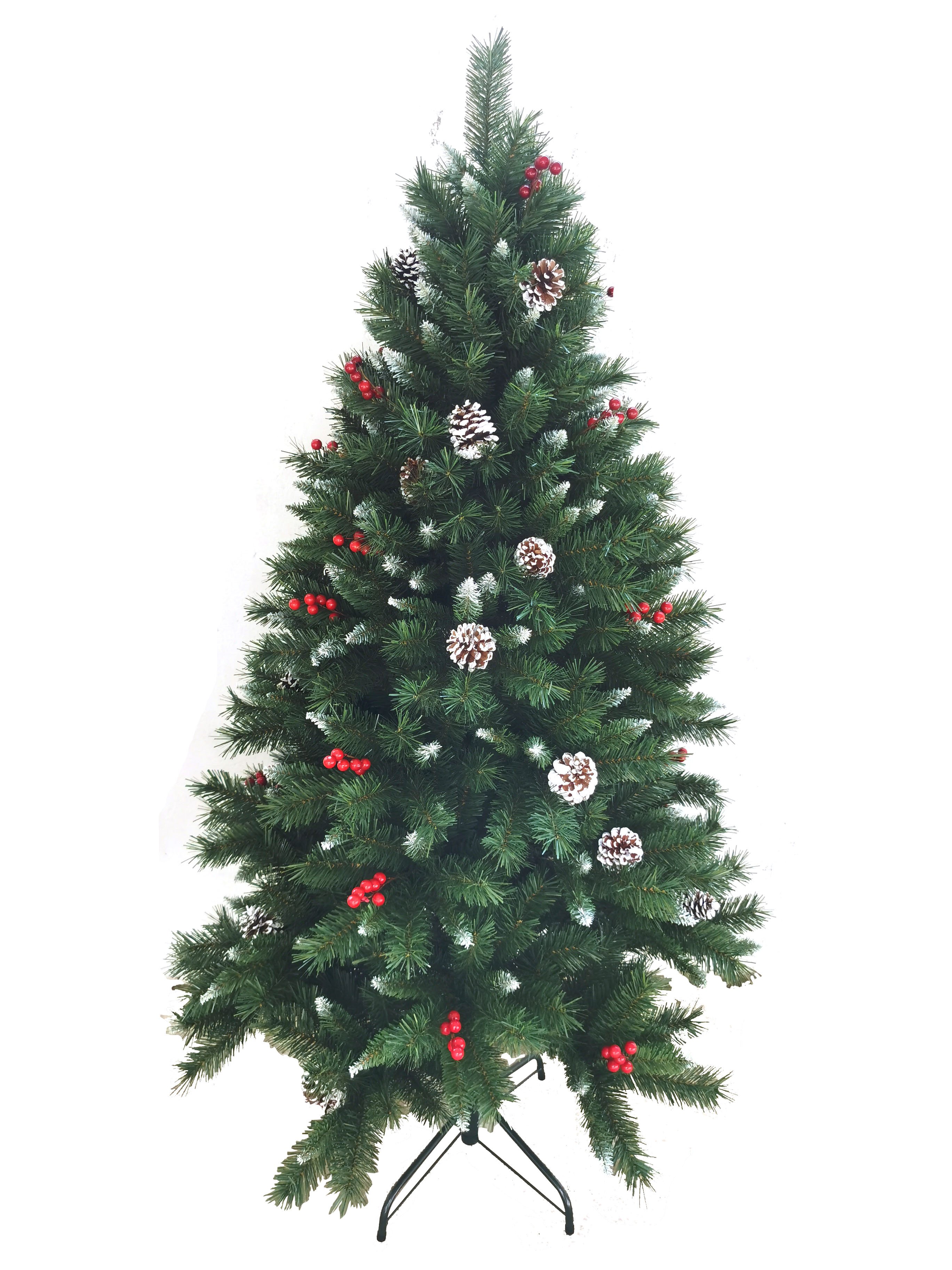 6.5ft / 195cm Red Berry Christmas Tree
