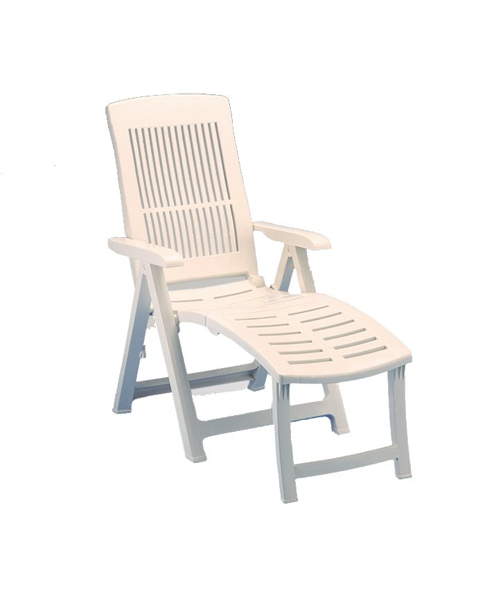 Florida Multi Position Lounger - White