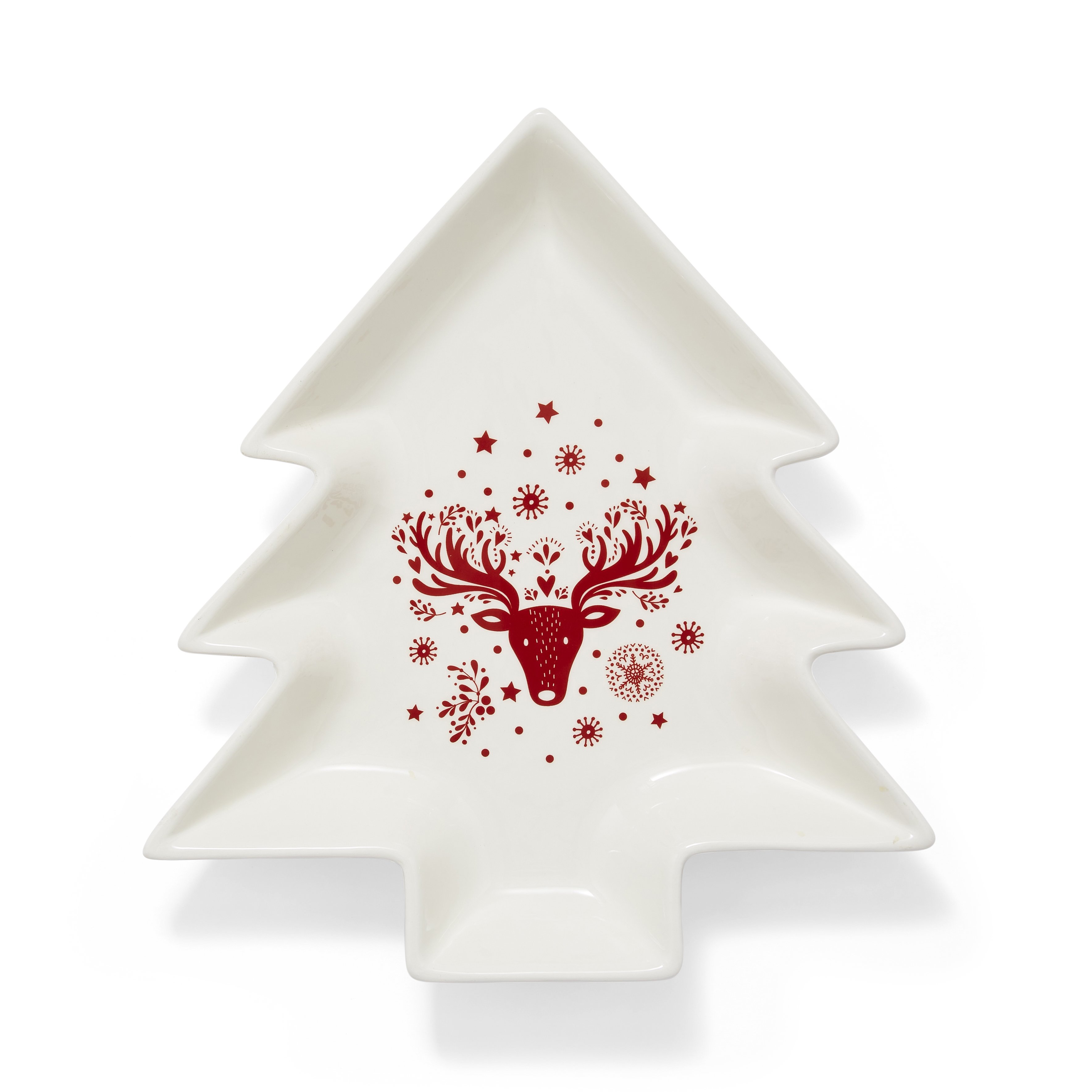 Cooksmart A Nordic Christmas Small Tree  Dish