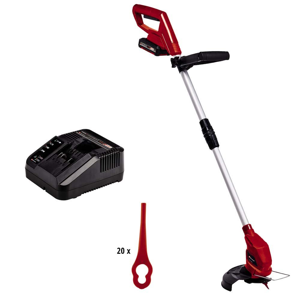 Einhell Power X-Change 18v 24cm Cordless Grass Strimmer Kit