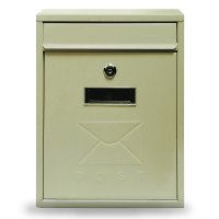 Manor Cream Steel Postbox