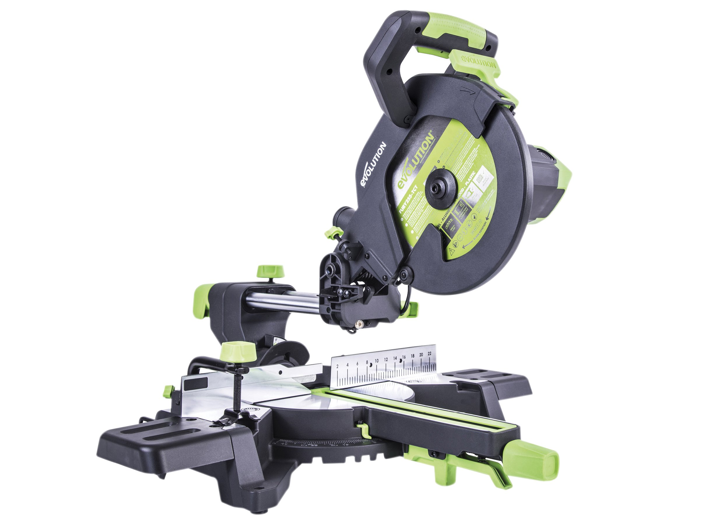 Evolution 255mm Sliding Mitre Saw