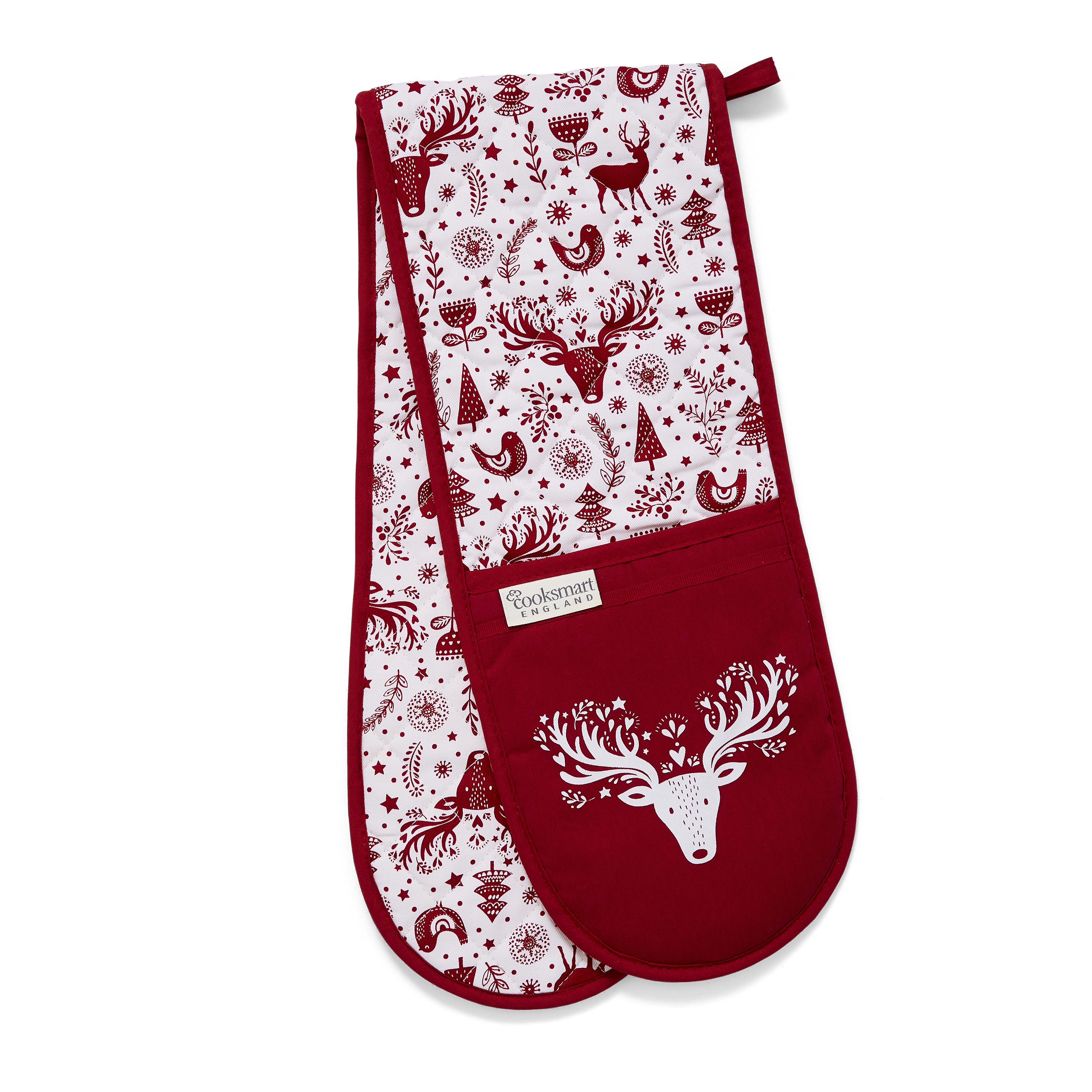 Cooksmart A Nordic Christmas Double Oven Glove