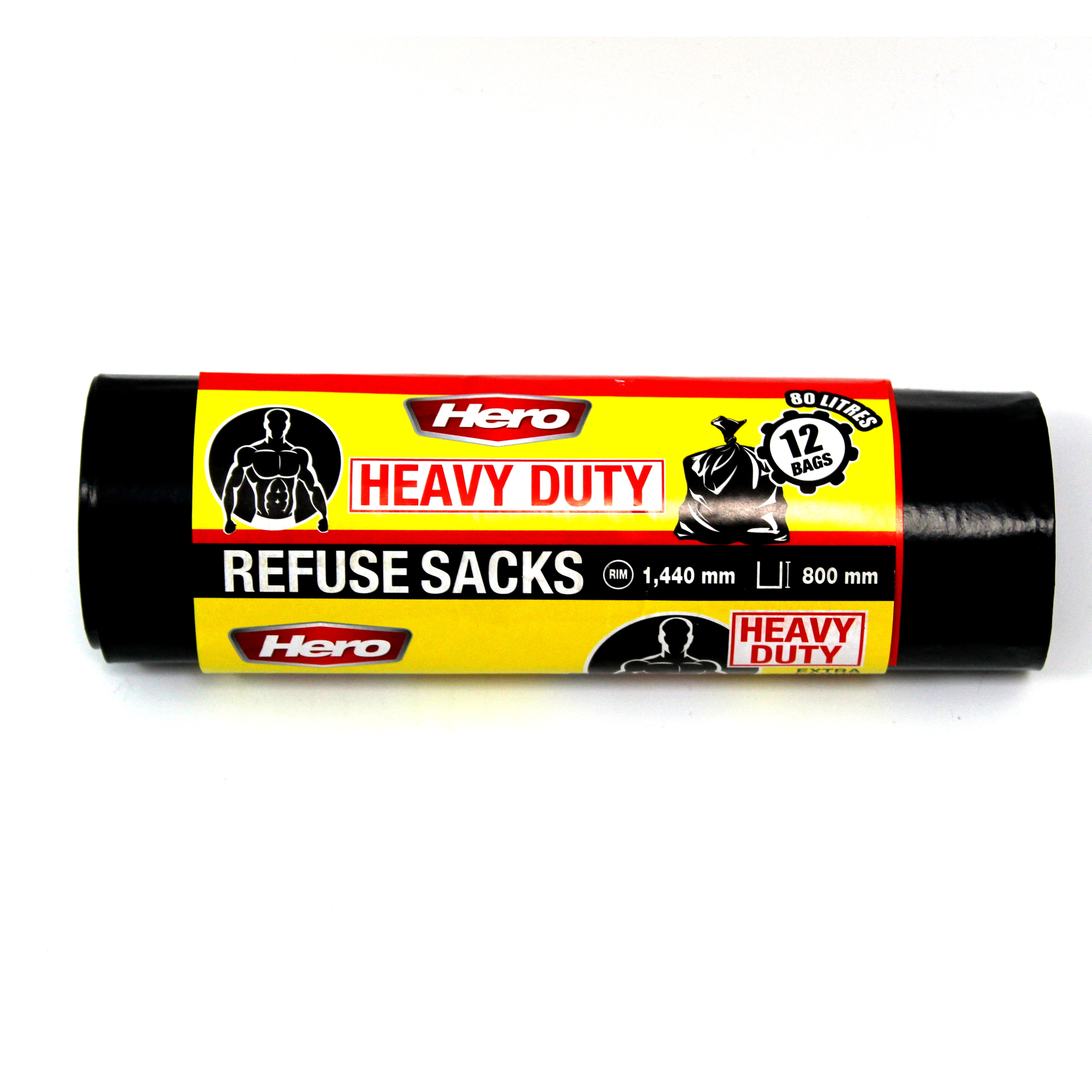 Hero Heavy Duty Refuse Sacks 12's