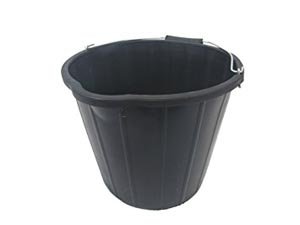 3 Gallon Heavy Duty Rubber Bucket