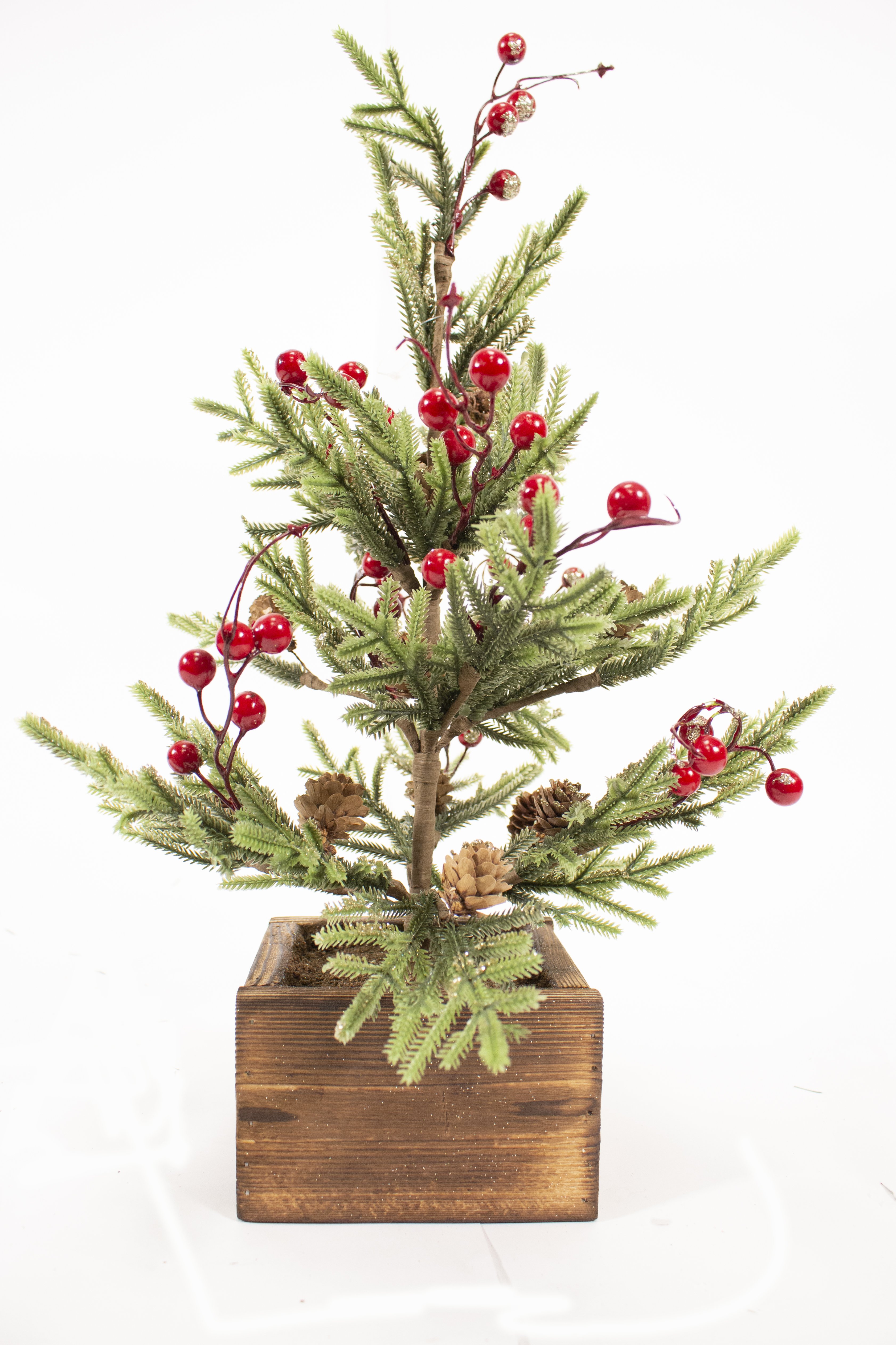 45cm Red Berry Cristmas Pine Tree