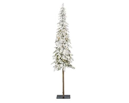 2.1m Alpine Fir Snowy Micro LED Tree