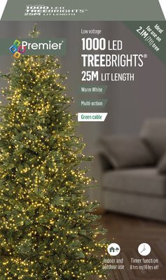 1000 M-A Led TreeBrights Timr White