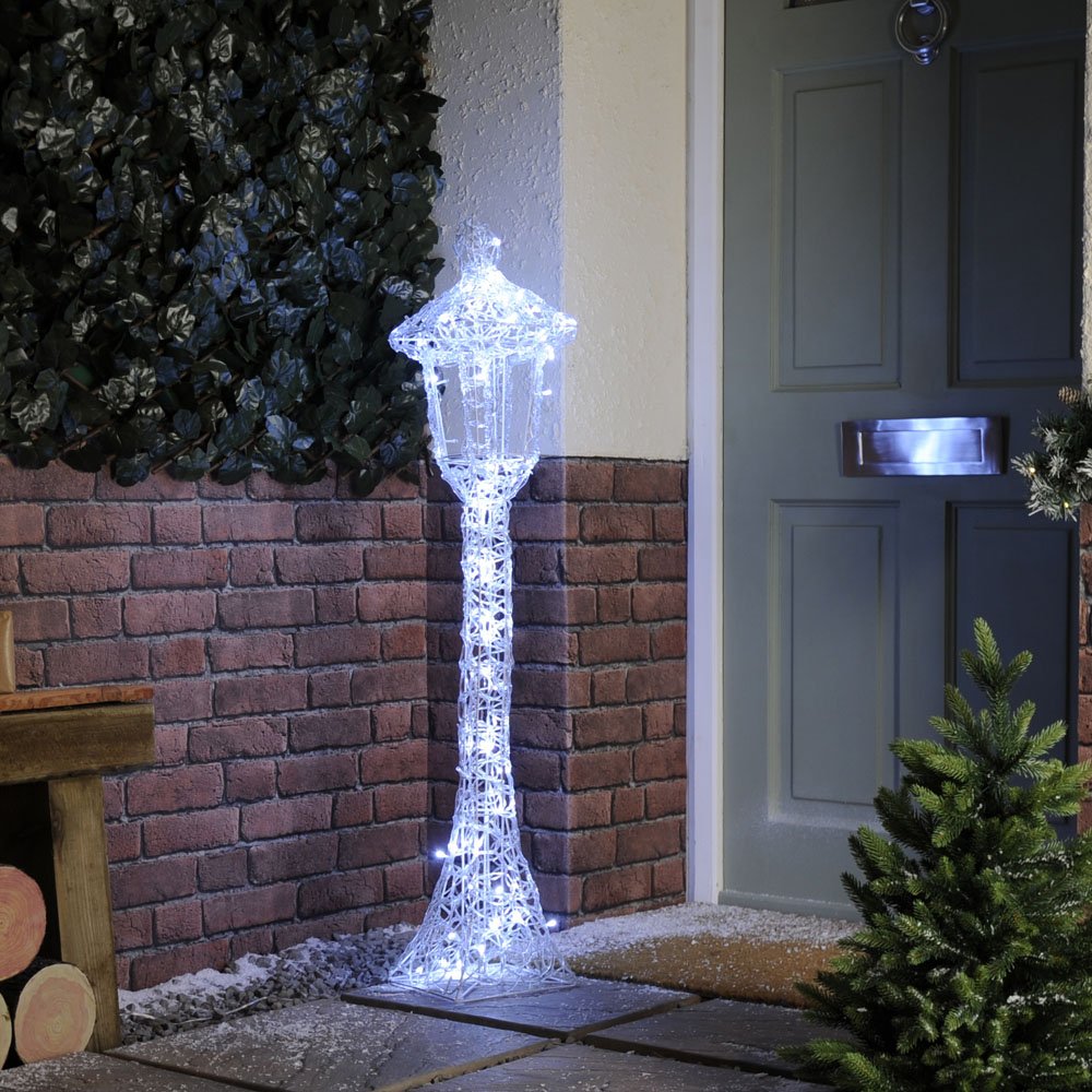 Soft Acrylic Lamp Post 120cm White