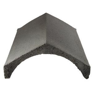 Slates Ridges Concrete 90 Degree Black