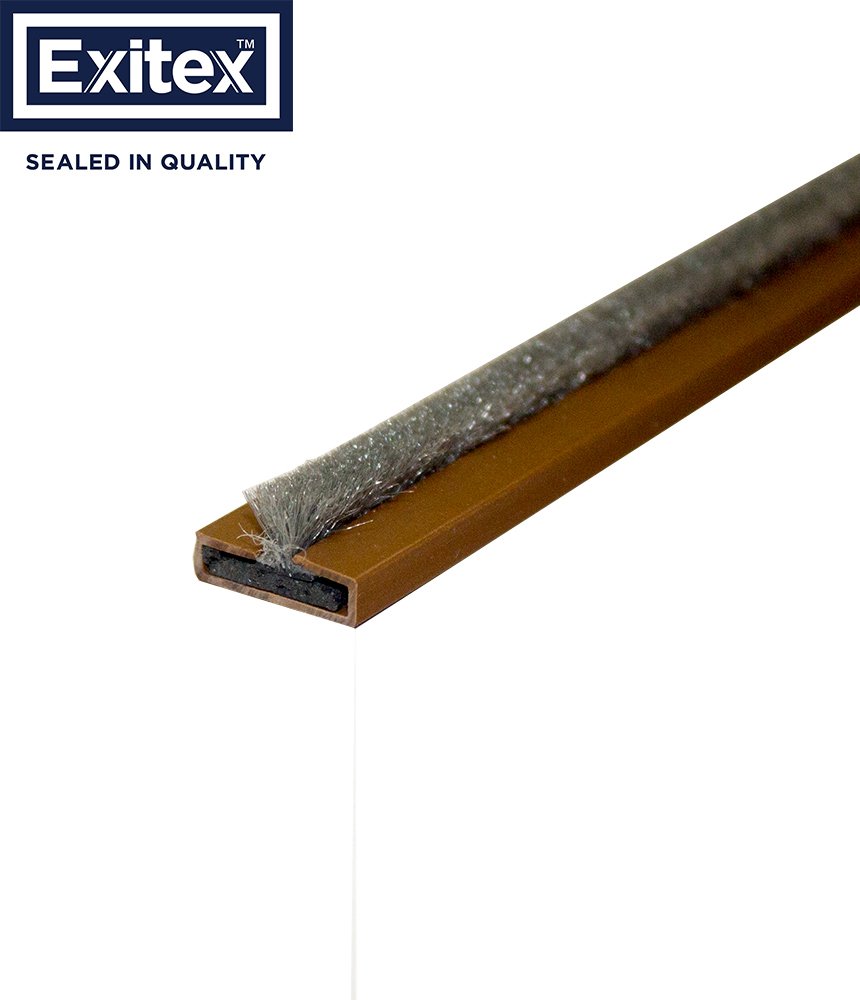 Exitex 20mm X 4mm Fire & Smoke Brown Intumescent Strip