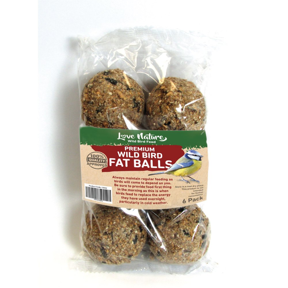 Love Nature Fat Balls Bag 6 Pack