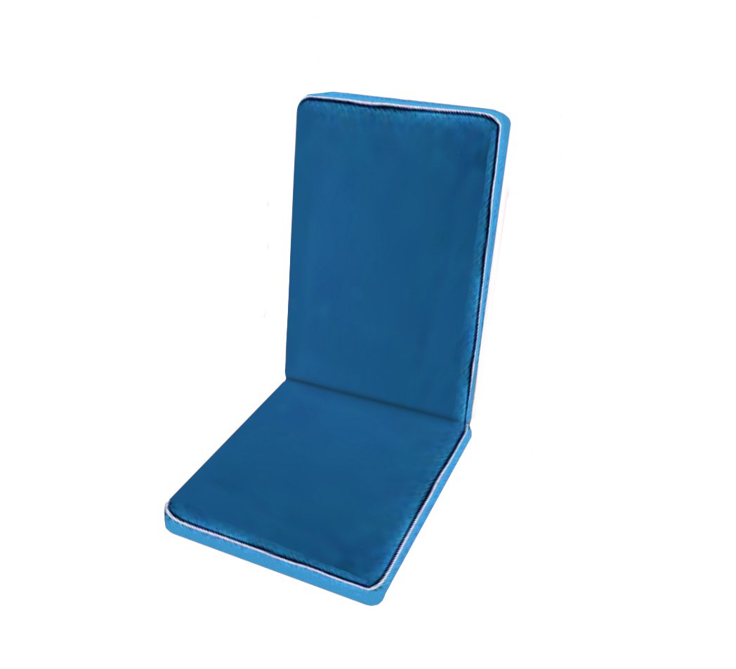 Garden Collection 5 Position Seat Cushion Blue