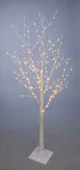 120cm LED Birch Tree