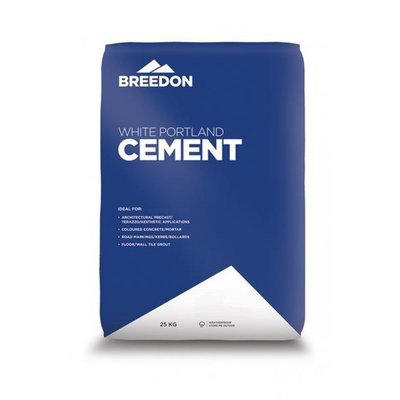 Breedon White Cement 25kg Bag