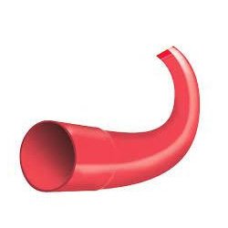 ESB Duct Bend 4615  [Red] 125mm[90*]