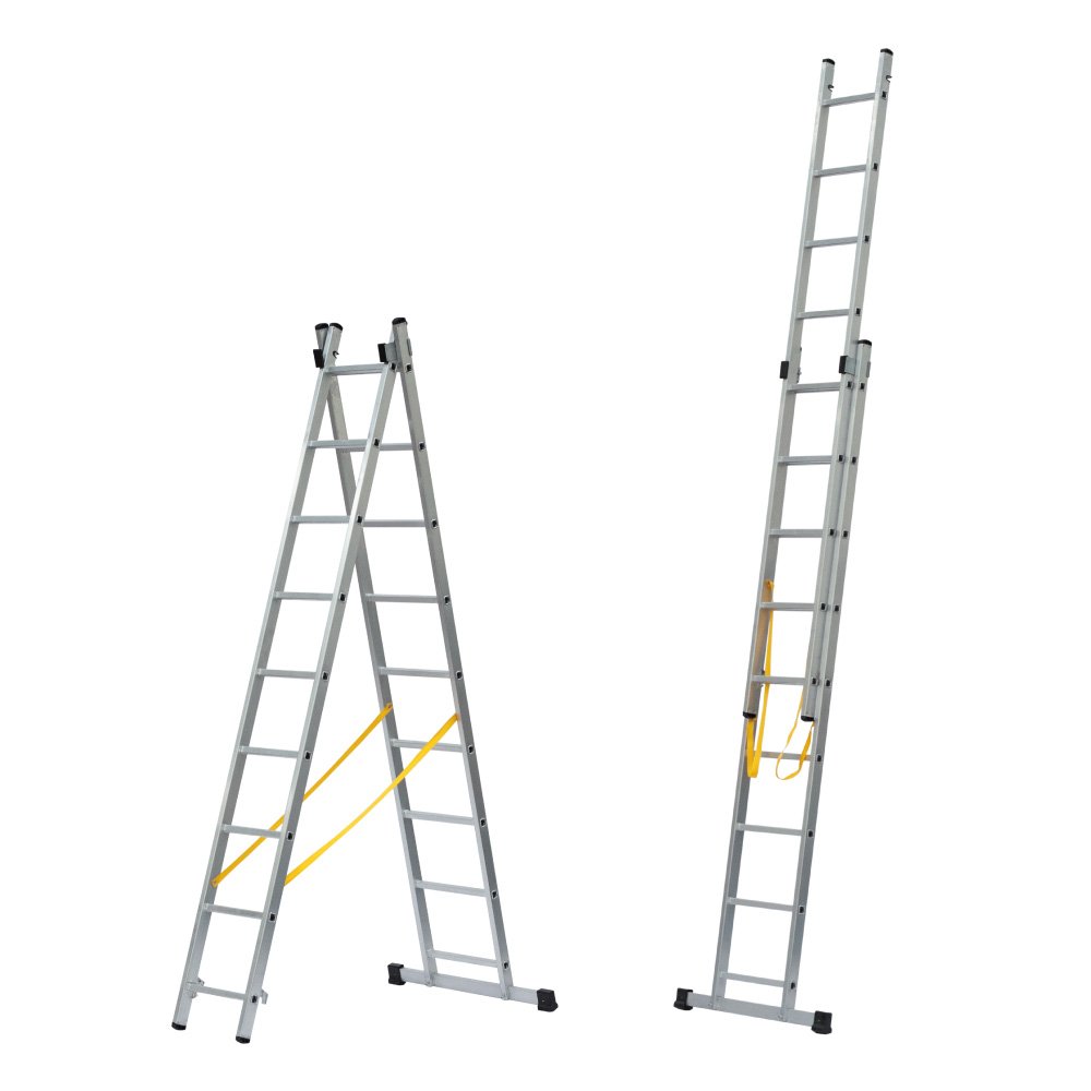 2.6mt 2-Section 2 Way Aluminium Combination Ladder