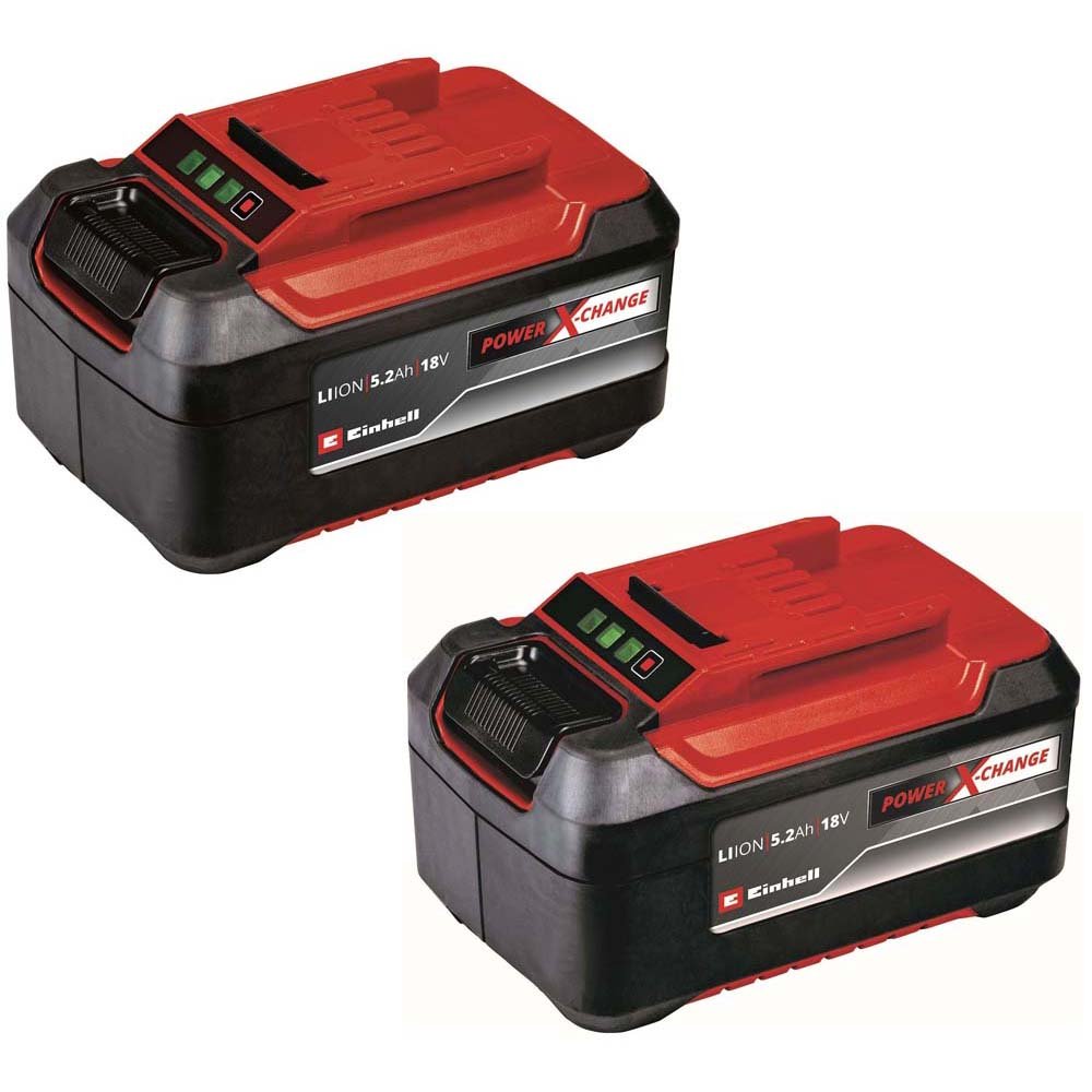 Einhell Power X-Change 18V 5.2Ah Battery Twinpack