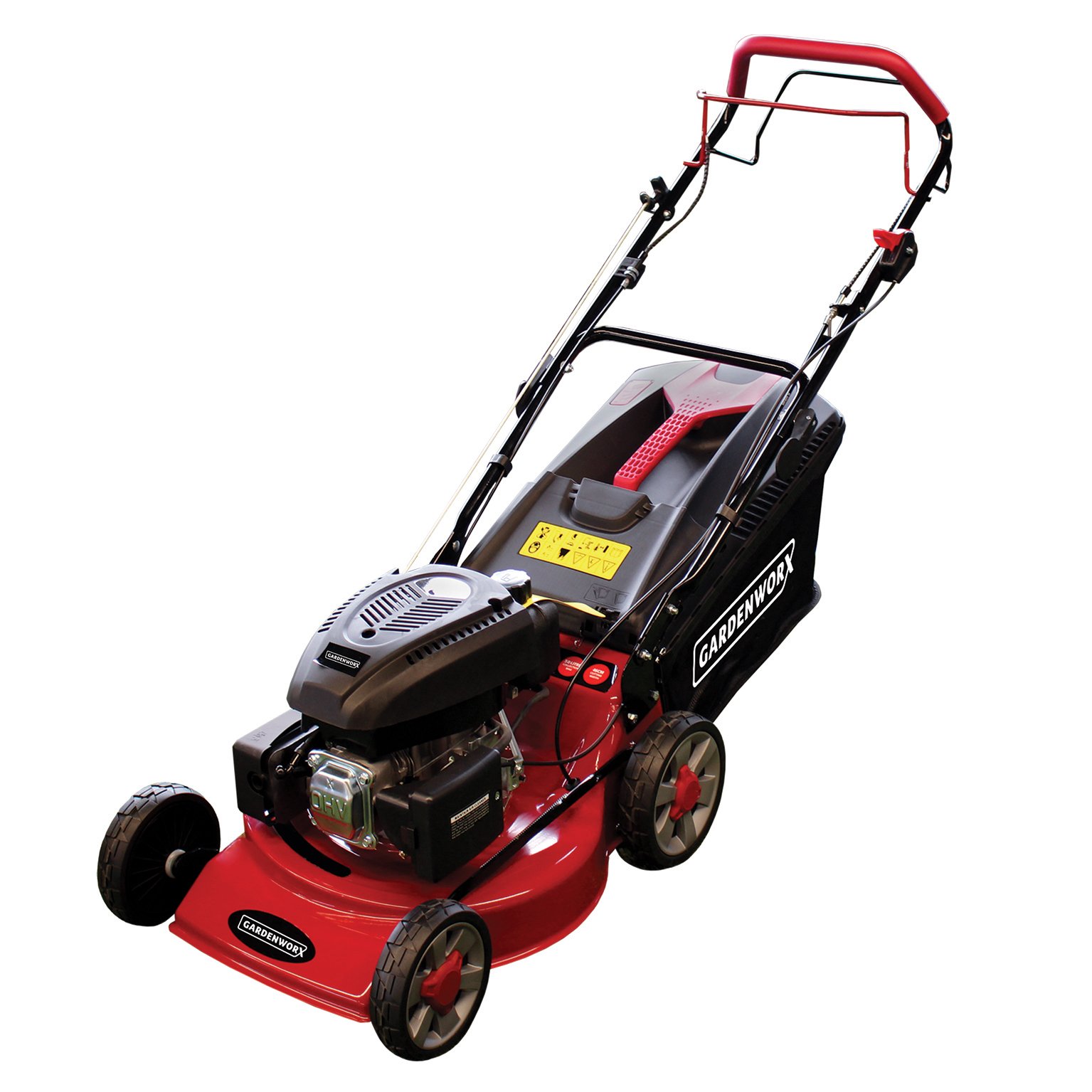 GardenWorx 4.0 Self Propelled 46cm Petrol Lawnmower 158cc