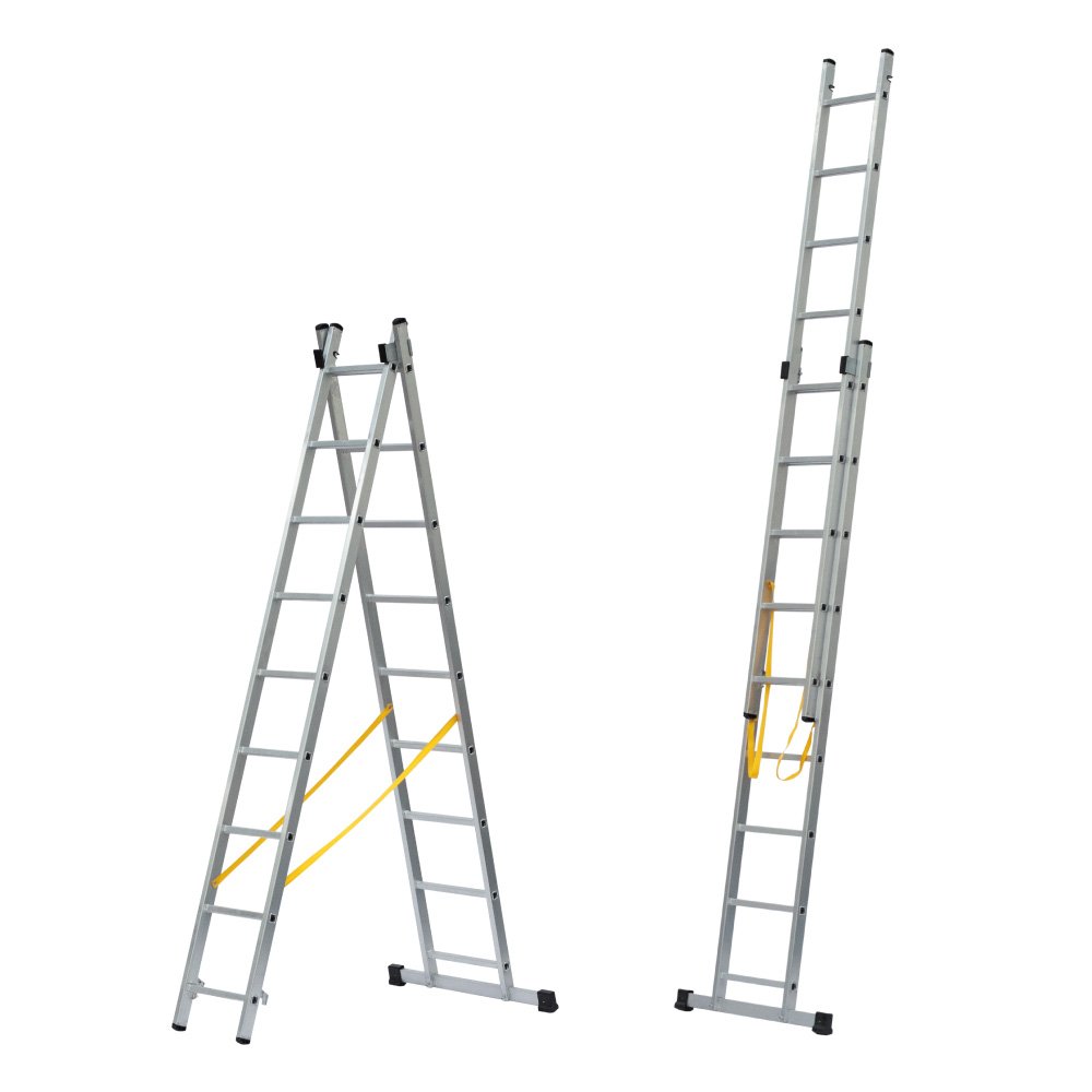 INACTIVE 1.8mt 2-Section 2 Way Aluminium Combination Ladder