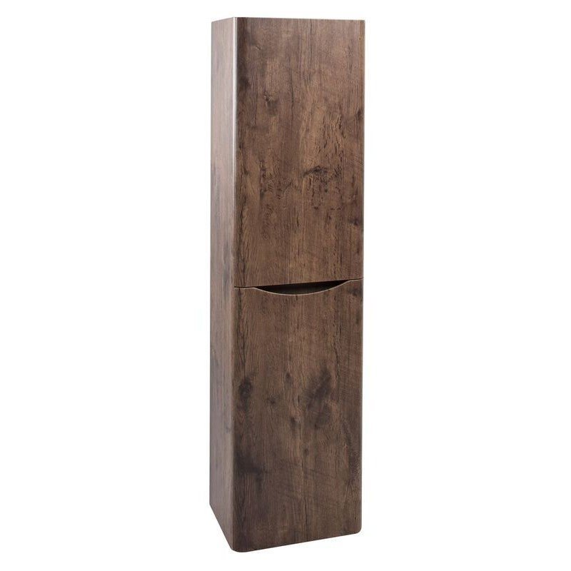 Bali Chestnut  Wall Mounted Storage Unit. (Tall Boy)