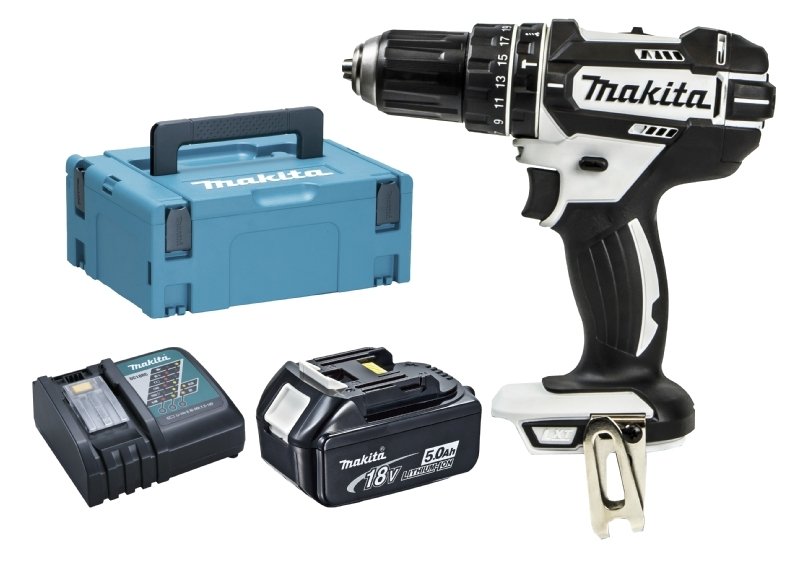 Makita 18V Combi Drill LXT 1x5Ah Battery