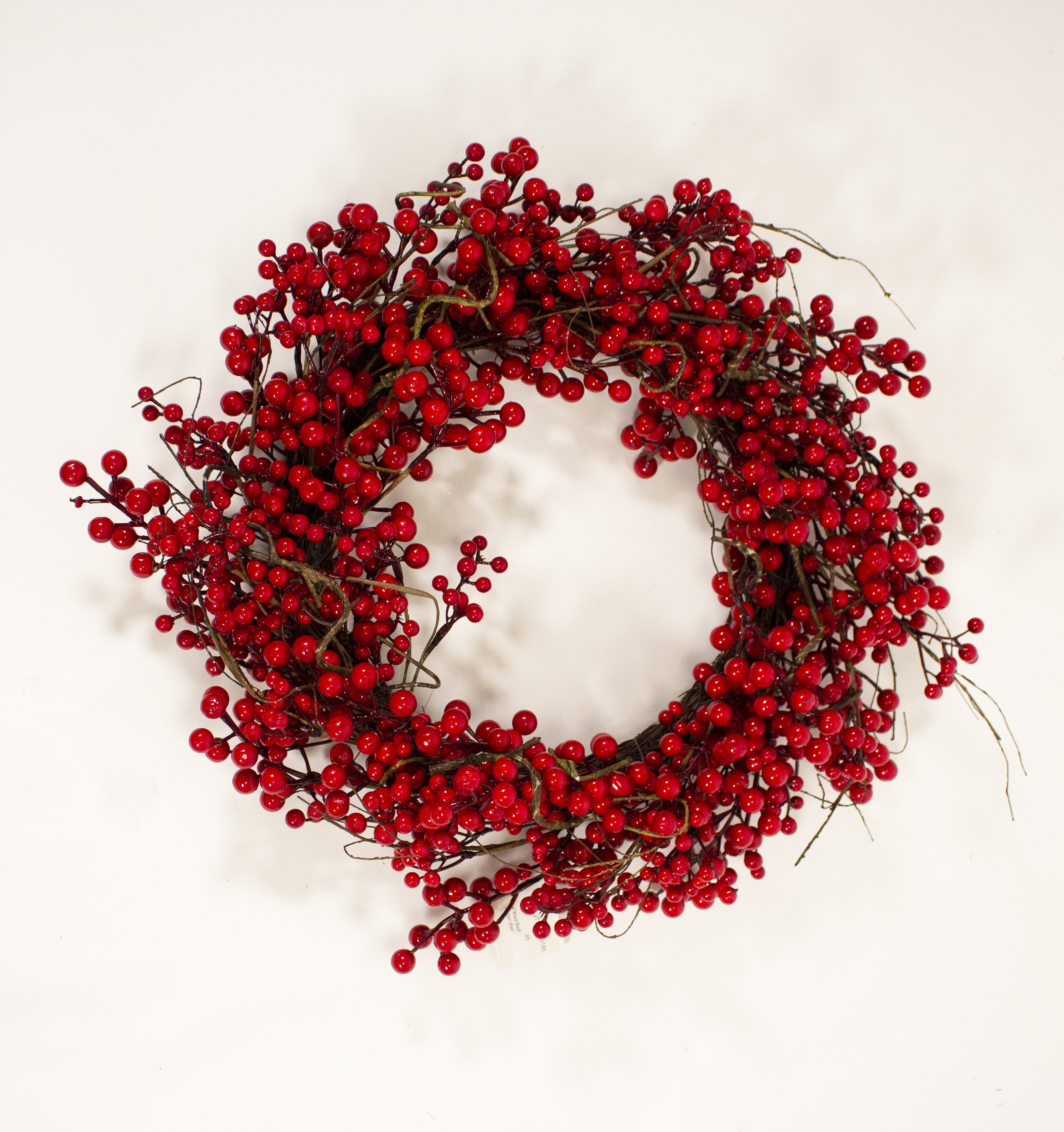 60cm Red Berry Christmas Wreath
