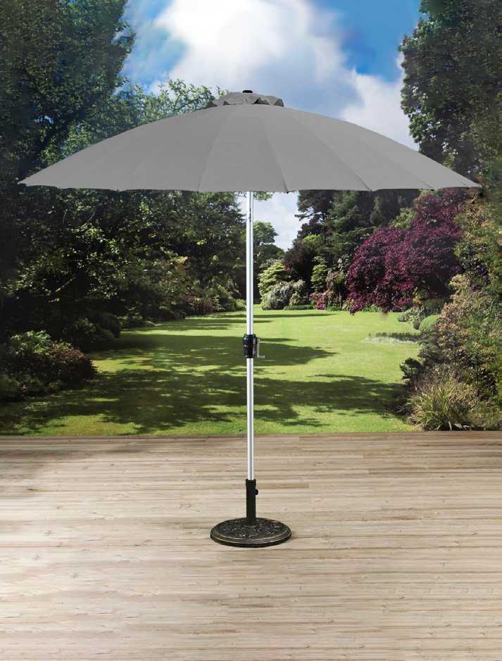 Shanghai Parasol 2.7m Grey