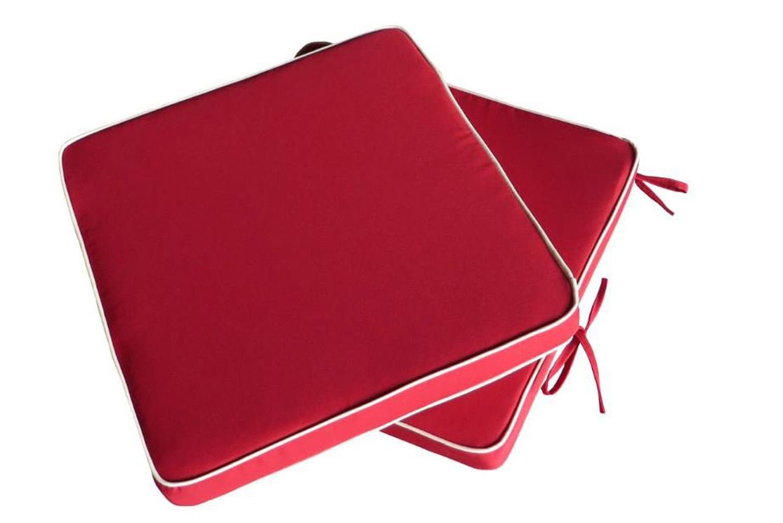 Garden Collection 2 Seat Pads Red