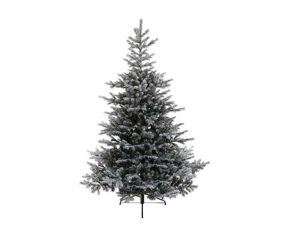 Grandis Fir Snowy Artificial Christmas Tree 6ft / 180cm