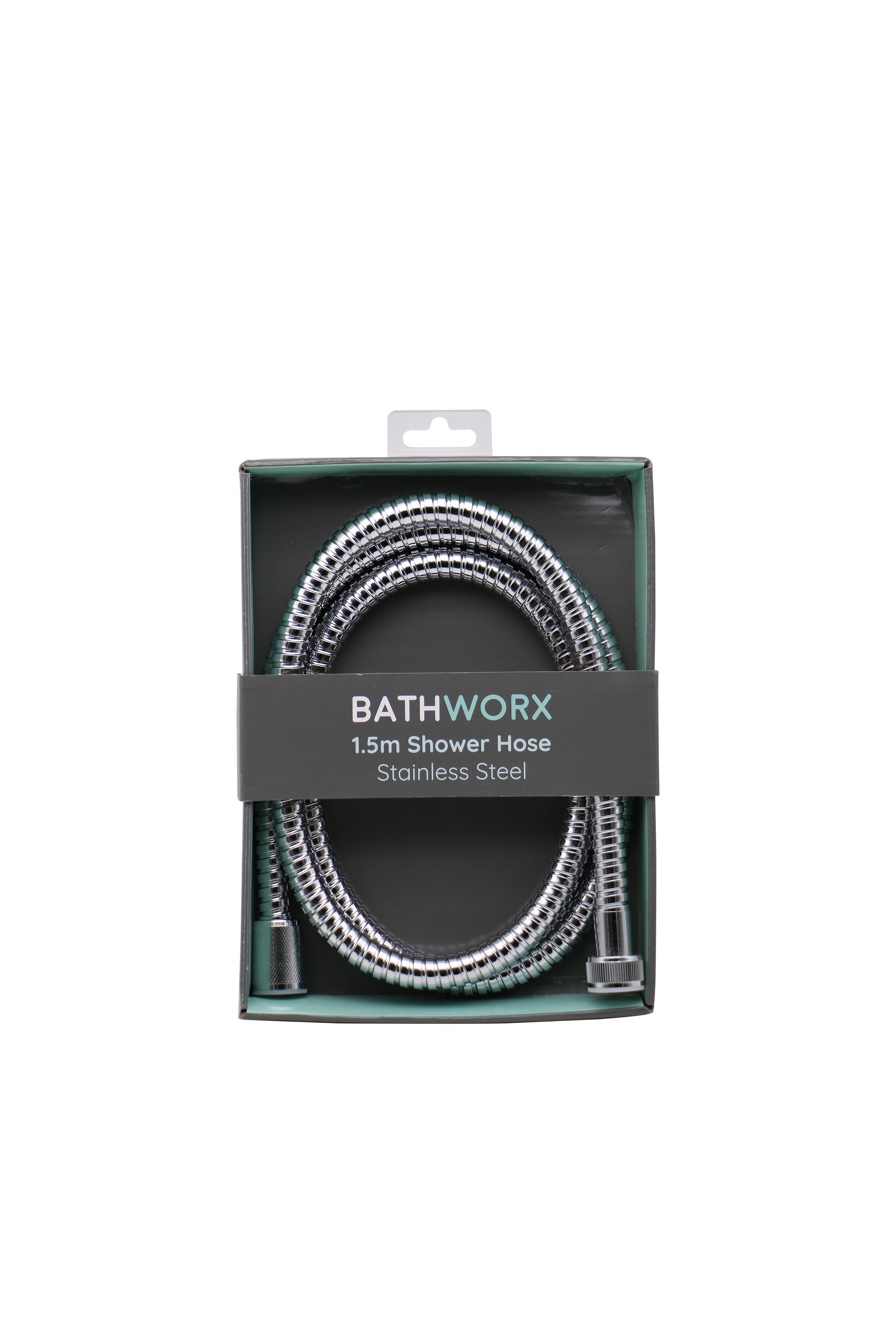 Bathworx Stainless Steel Hose (1.5m)