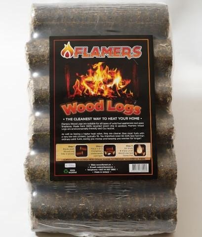 Flamers Premium Woodlogs Six Pack (Pallet 160)