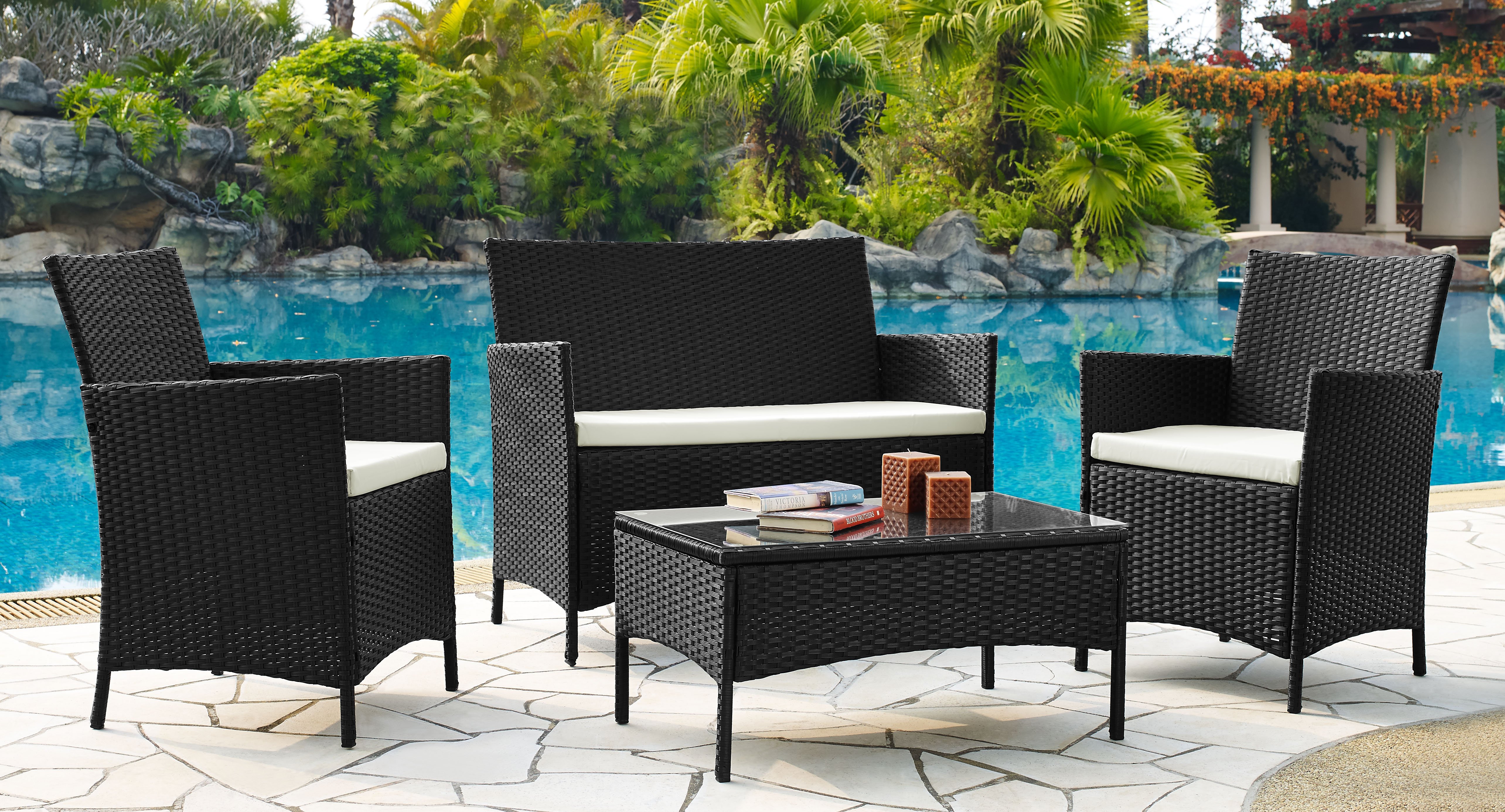 Sofia Four Piece Lounger Set