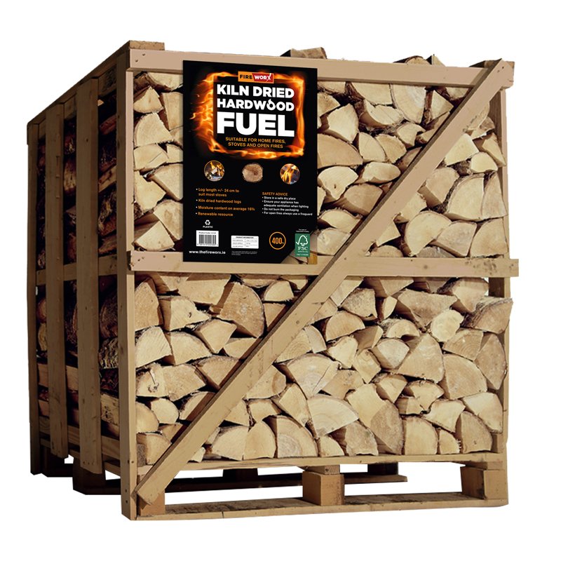 FIREWORX Kiln Dried Hardwood Logs 1m3 Crate