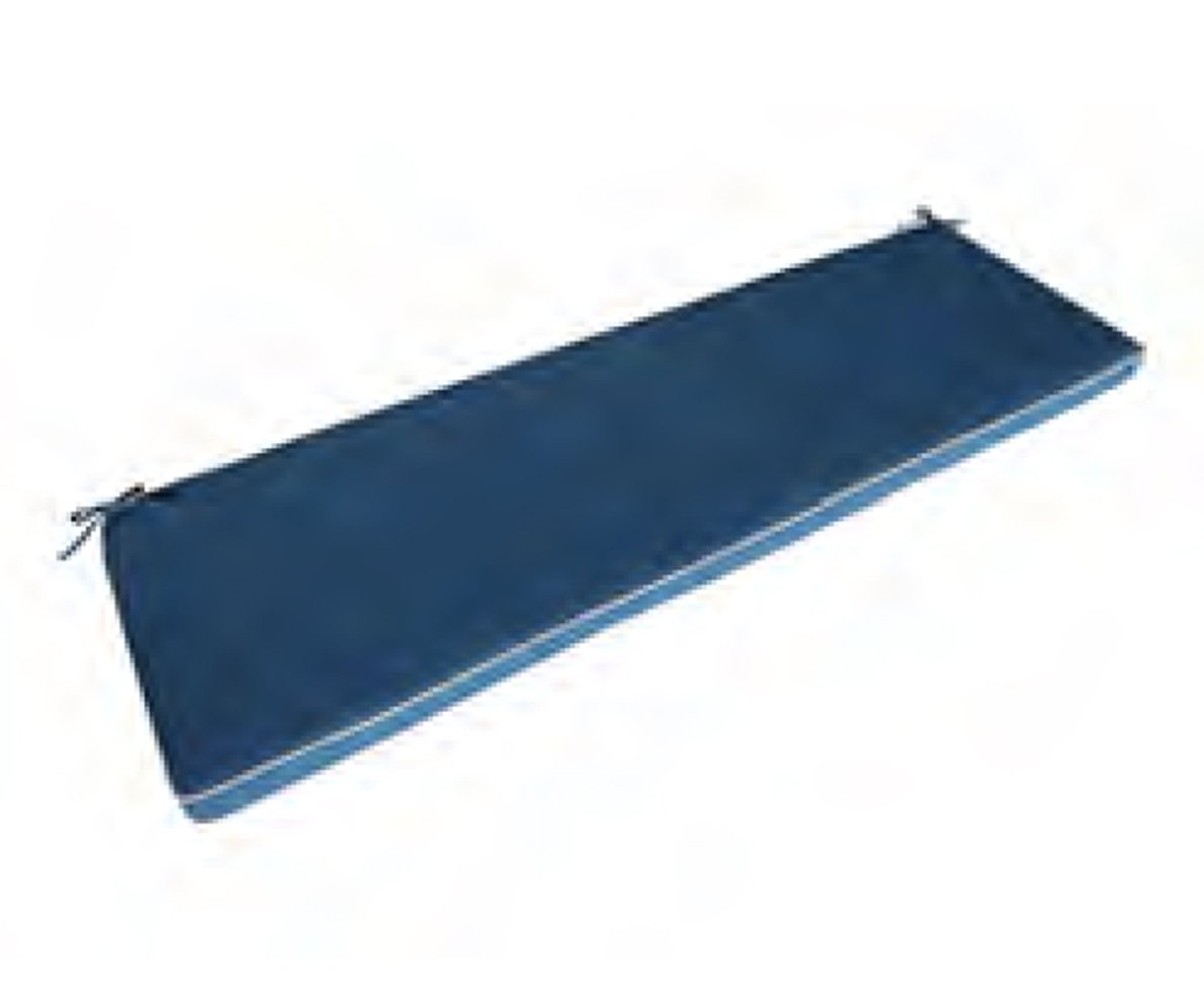 Garden Collection 2-Seater Bench Cushion Blue